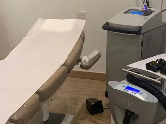 Exam room ready for patients