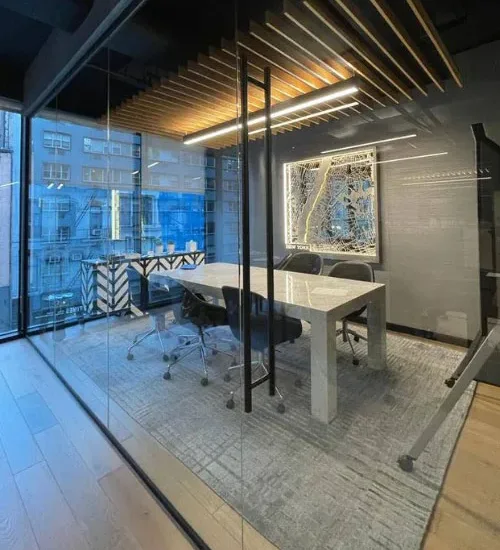 Meeting room in a public office